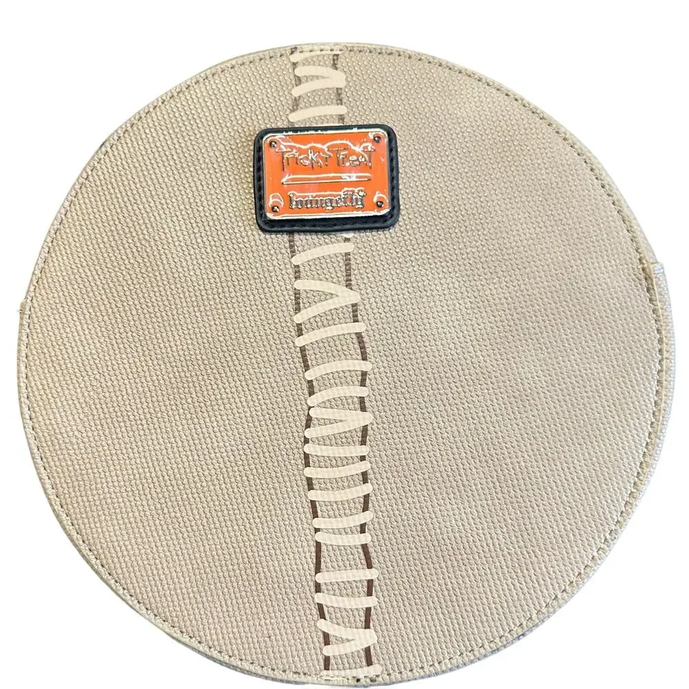 Loungefly Trick r Treat Sam Lollipop Crossbody Bag Circle Purse Burlap NEW